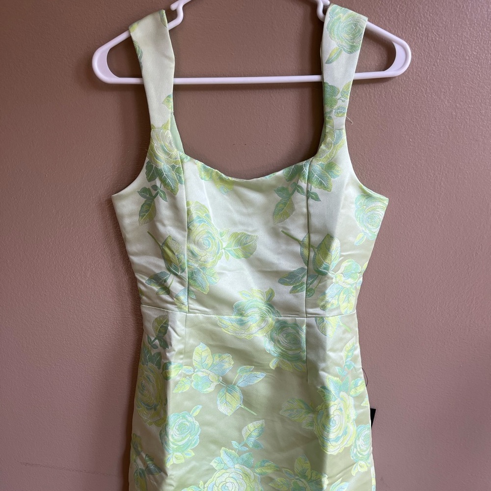 Lulus dress | Color: green | Size: small | NWT | floral